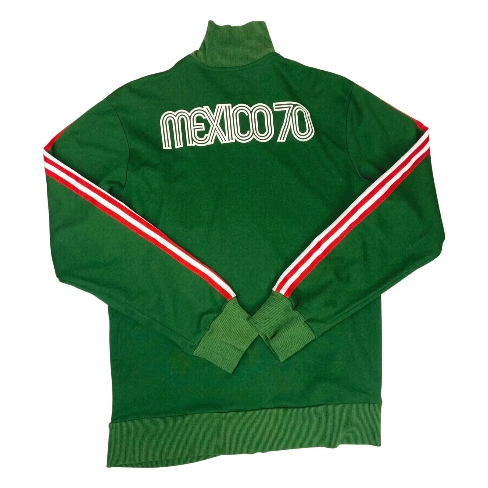 2005 Green, Red & White Adidas Mexico 'Copa Del Mundo' Track Jacket Medium