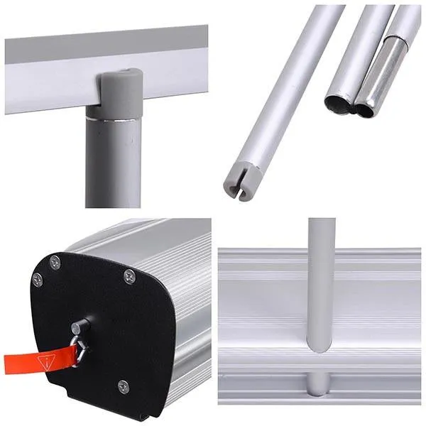 40x79 Display Banner Stand Retractable Deluxe