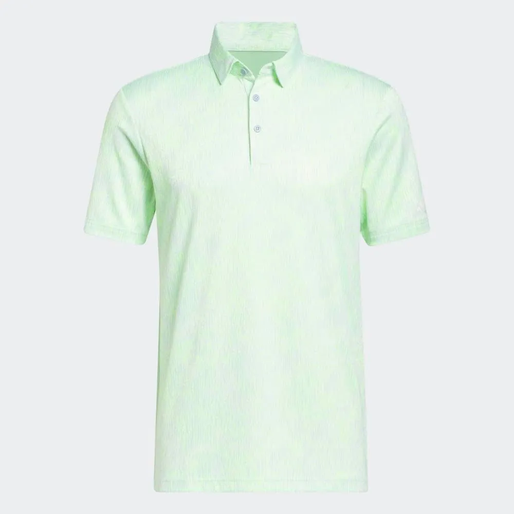 adidas Men's Aerial Jacquard Golf Polo Shirt