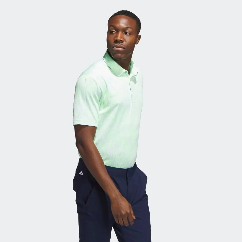 adidas Men's Aerial Jacquard Golf Polo Shirt