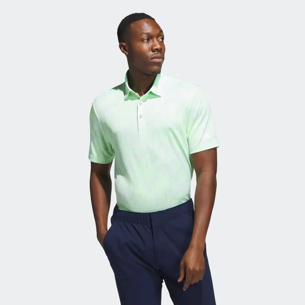 adidas Men's Aerial Jacquard Golf Polo Shirt