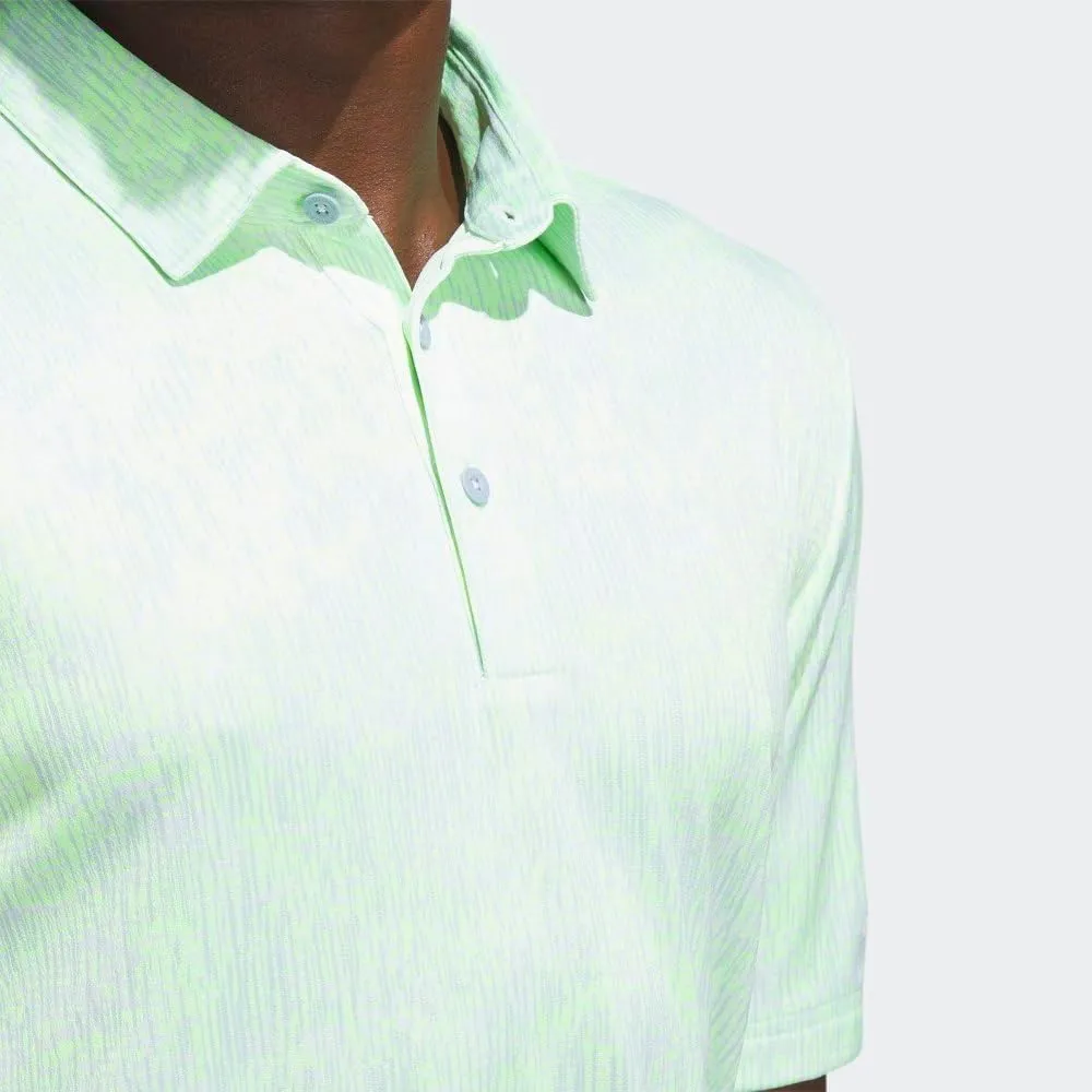 adidas Men's Aerial Jacquard Golf Polo Shirt