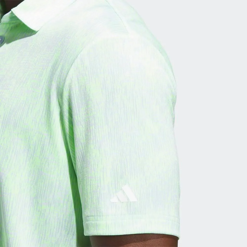 adidas Men's Aerial Jacquard Golf Polo Shirt