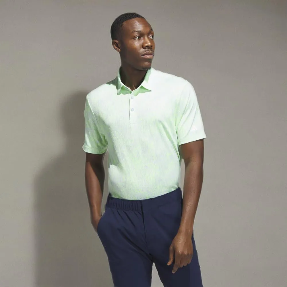 adidas Men's Aerial Jacquard Golf Polo Shirt