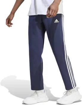 adidas Men's Essentials Fleece Open Hem 3-Stripes Pants