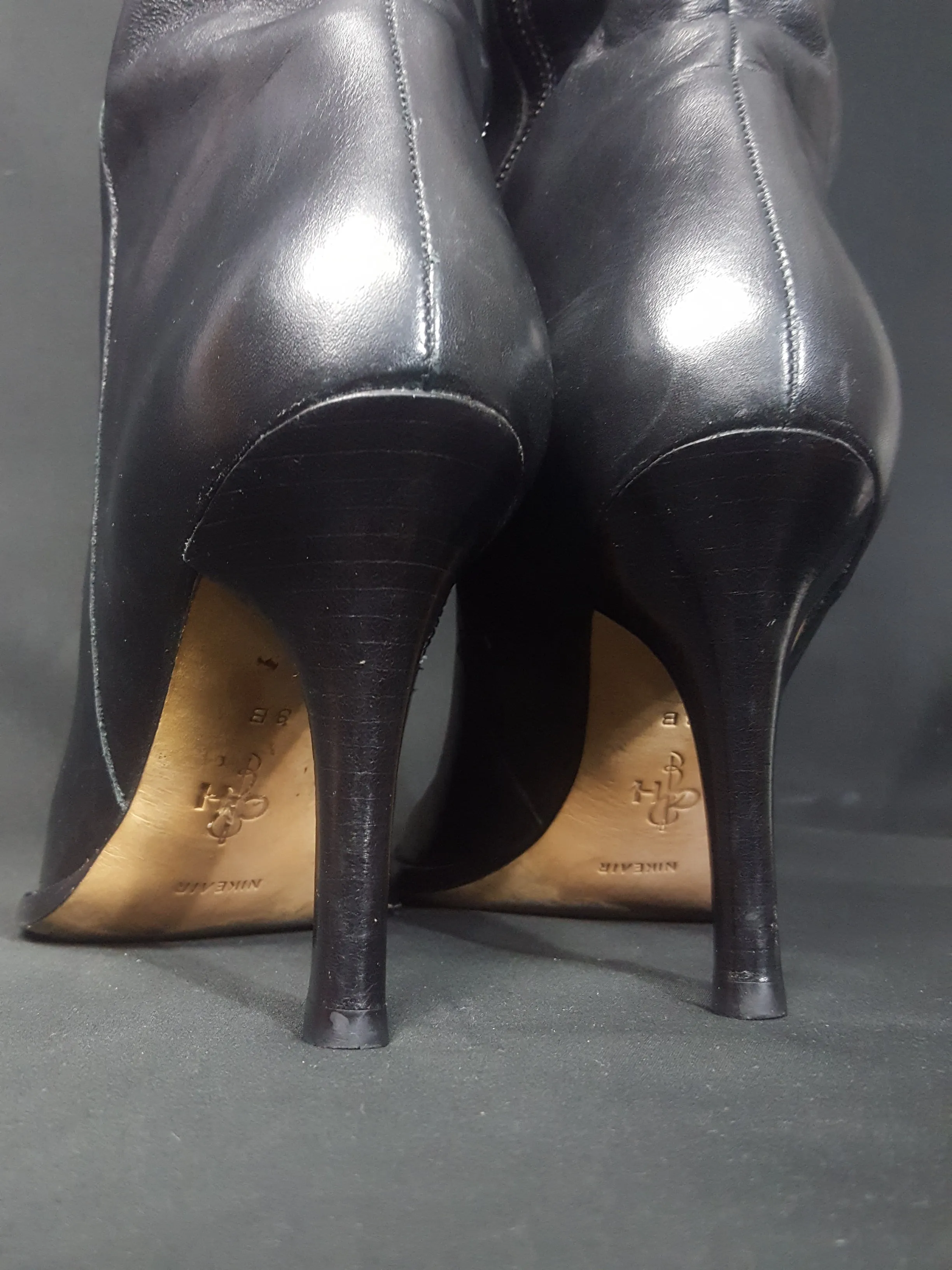 Cole Haan Knee High Leather Boots Size 8