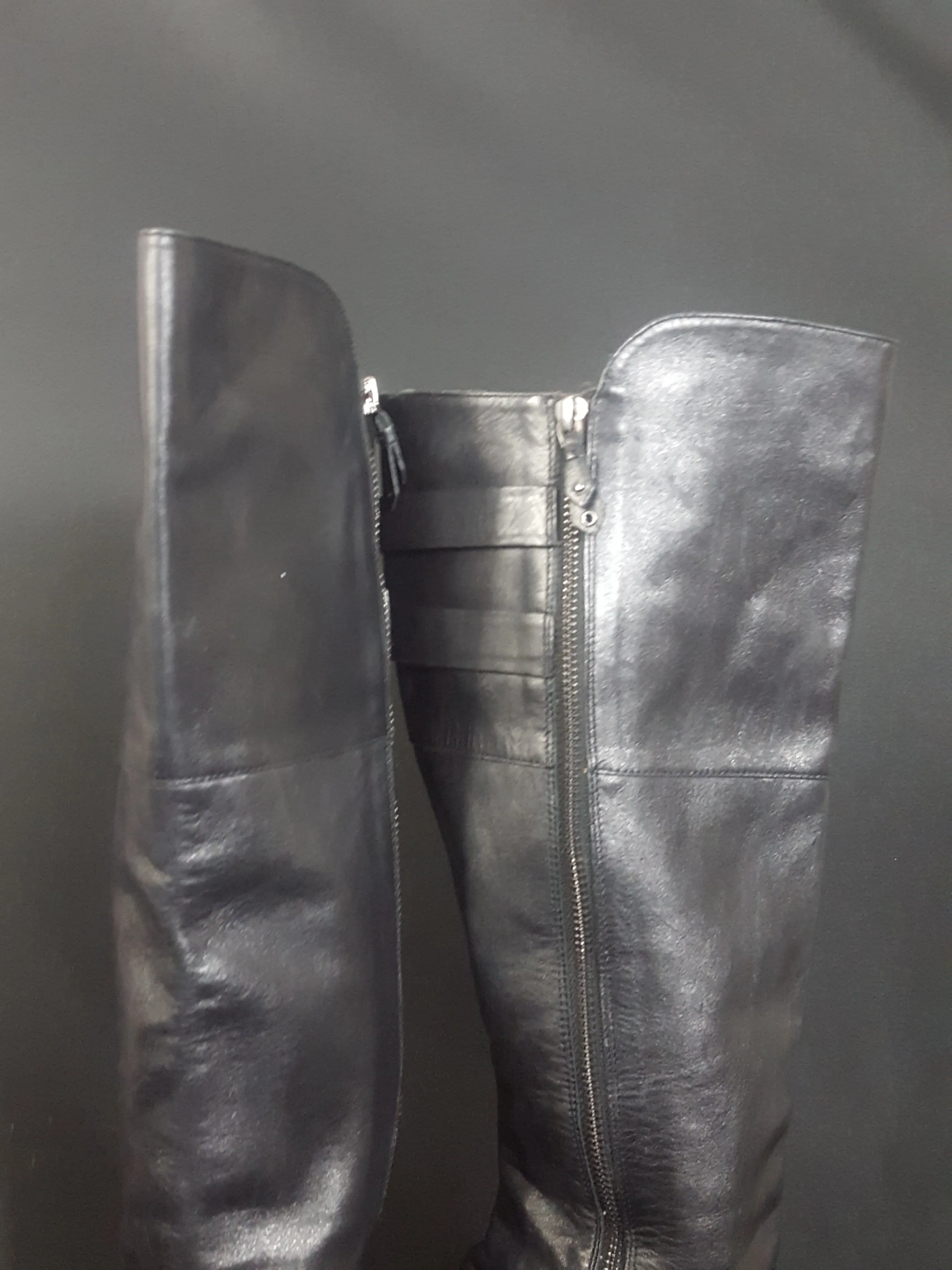 Cole Haan Knee High Leather Boots Size 8