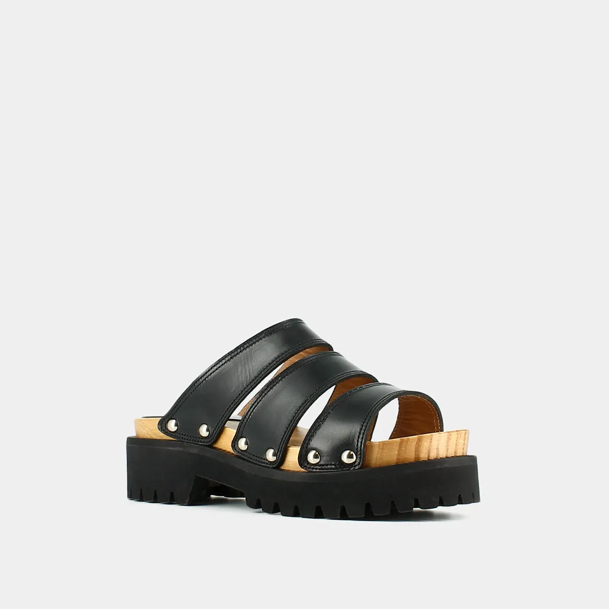 Jonak - Mules Malcolm Cuir  - Noir