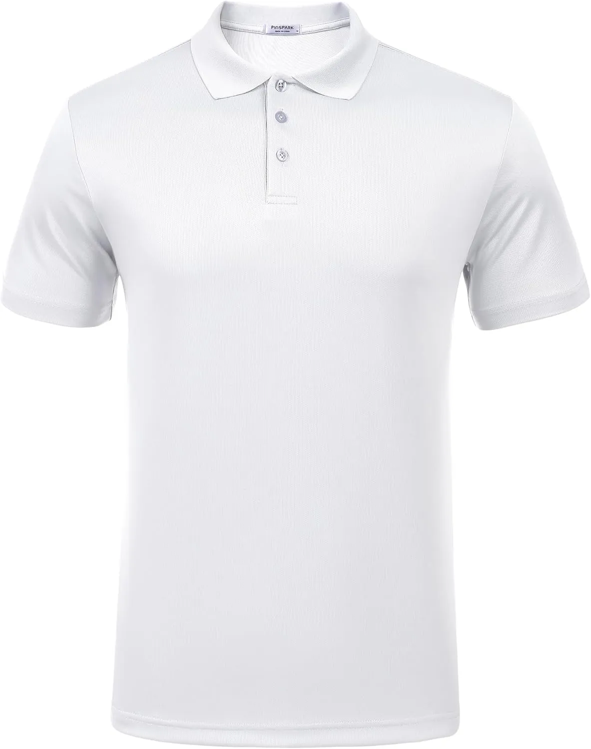 PINSPARK 1/3/4/5 Pack: Golf Polo Shirts for Men Multipacks Quick Dry Short Sleeve Collared Shirt Slim Fit Casual Polos Shirt