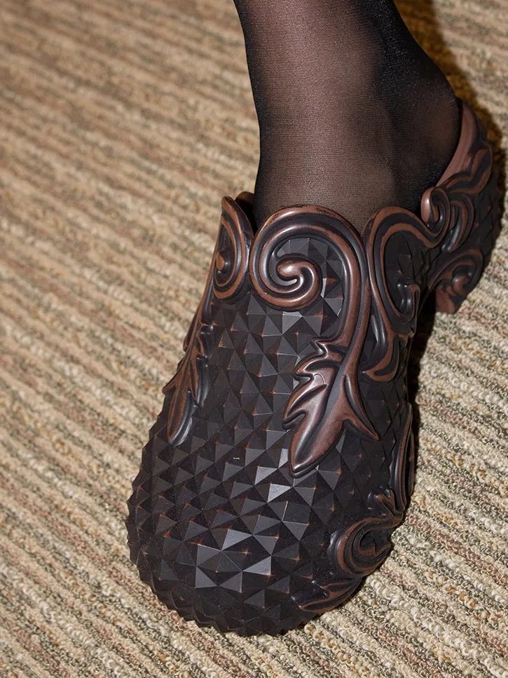 Y/Project x Melissa Court Clog, Brown